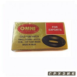 Набор камерных латок Omni круглые 25 мм 100 шт Tiny + клей 9+