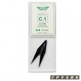 Ножи трапециевидные для нарезки протектора 3-5 мм упаковка 20 штук С1 PSO Франция