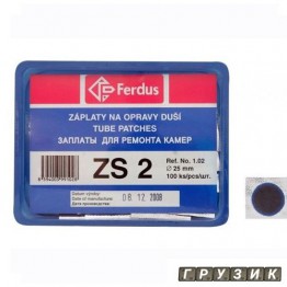 Латка камерная zs 2 25 мм Ferdus Чехия
