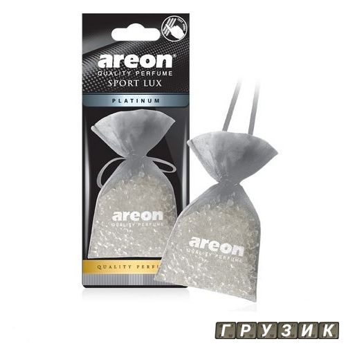 Ароматизатор Areon Pearls мешочек Platinum мужской, розмарин, шалфей, амбра, кедр