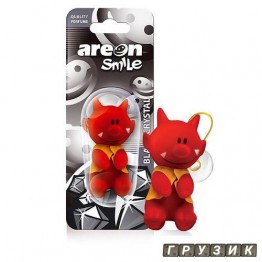 Ароматизатор Areon Smile Toys Black Crystal Чертик Черный кристалл