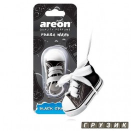 Ароматизатор Игрушка Areon Fresh Wave кед Black Cristal черный кристалл