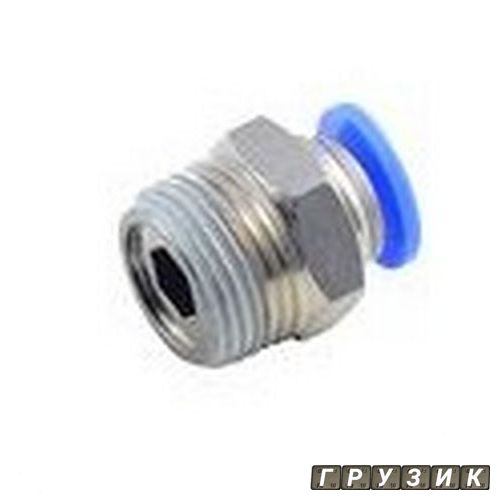 Фитинг для пластиковых трубок 4 мм с наружной резьбой 1/8 RF-SPC04-01 Rock Force