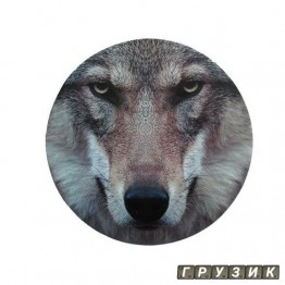 Наклейка Волк диаметр 13 см
