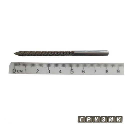 Фреза карбидная диаметр 4,5 мм общая длина 80 мм рабочая часть 50 мм XTra-Seal США 14-345