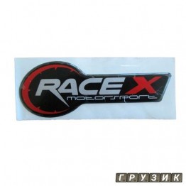 Эмблема силиконовая Racex 13 см х 5 см