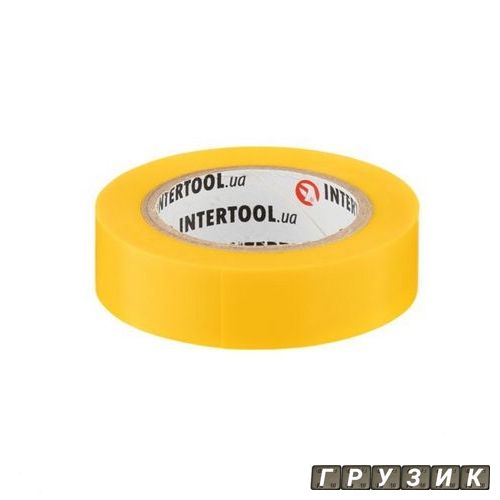 Лента изоляционная 0.15 мм х 17 мм х 10 м желтая IT-0032 Intertool
