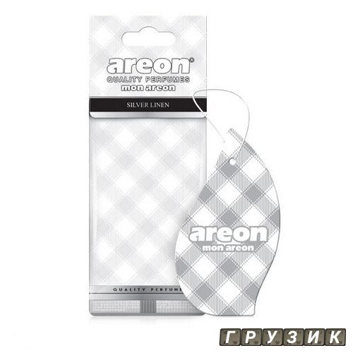 Ароматизатор Areon листочек Mon Silver Linen запах чистоты