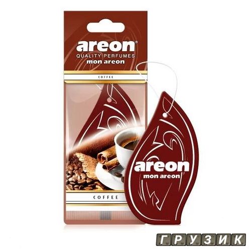 Ароматизатор Areon листочек Mon Coffee кофе