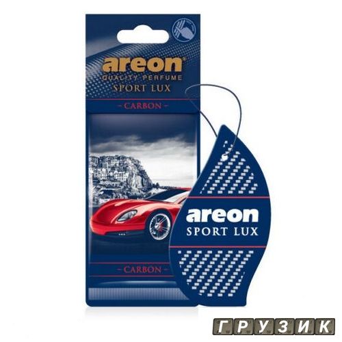 Ароматизатор Areon листочек Sport Lux Carbon терпкий древесно-мускусный