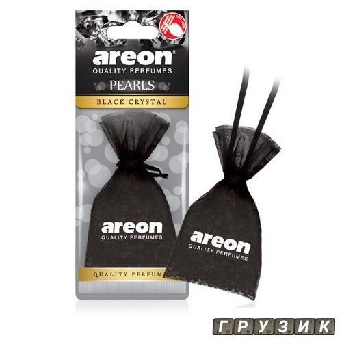 Ароматизатор Areon Pearls мешочек Black Crystal Черный кристалл