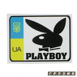 Наклейка Приколы Playboy 12см х 9см
