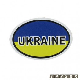 Наклейка Ukraine 7,5 см х 5 см