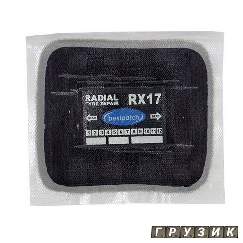 Пластырь радиальный RX-17 105х90 мм BESTpatch