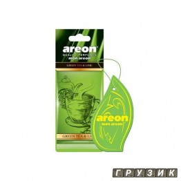 Ароматизатор Areon листочек Mon Green Tea Lime зеленый чай и лайм