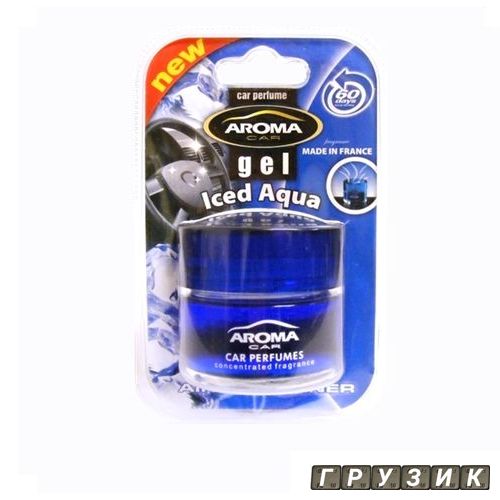 Ароматизатор Aroma стекло Gel 50 мл ice aqua King - ледяная вода