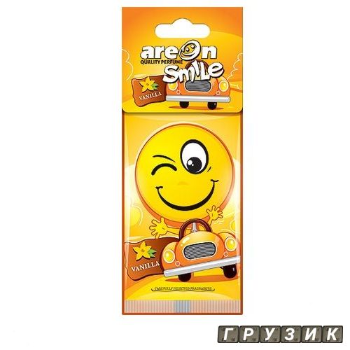 Ароматизатор Areon листочек Smile Dry - Ваниль