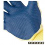 Перчатка трикотажная поликоттон с двойным латексным покрытием синего цвета на ладони 10 SP-0003 Intertool